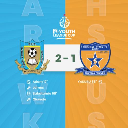 Kwara Football Academy vs Sunshine Stars F.C. (U19)WEEK FIVE